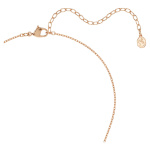 Mesmera pendant Marquise cut, White, 18K rose gold finish